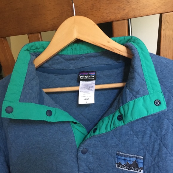 Patagonia Cotton Quilt Snap-T Pullover Quilted - Picture 3 of 5